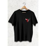 Marco Fresco Oversize Chicago Bulls Tasarım Baskılı Oversize Tişört