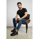 Marco Jamper 2137 Büyük Numara Casual Erkek Spor Ayakkabı Siyah Cilt