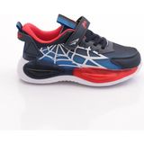 Marco Kids 03-26Y304 Çocuk Filet Işıklı Spor Ayakkabı - Lacivert - Kırmızı