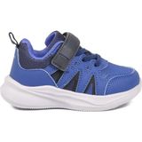 Marco Kids Saks Mavi Cırtlı Hafif Kız Bebek Spor Ayakkabı 26Y905 B
