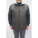 Marco Muratti Fistan Store Erkek Hakim Yaka Spor Kesim Normal Kalıp Kolları Çelik Örgü Yakası Kürklü Kışlık Mont - Haki Yeşil