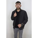 Marco Muratti Fistan Store Erkek Hakim Yaka Spor Kesim Rahat Kalıp Fermuar Kapamalı Yazlık Keten Mont - Kahverengi - XL