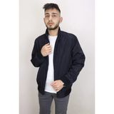 Marco Muratti Fistan Store Erkek Hakim Yaka Spor Kesim Rahat Kalıp Kolları Lastikli Yazlık Mont - Lacivert - 2XL