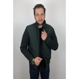 Marco Muratti Marcomuratti Fistan Store Erkek Bordo Hakim Yaka Spor Kesim Normal Kalıp Kolları Çelik Örgü Kışlık Mont - 3XL - Haki Yeşil