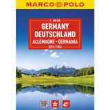MARCO POLO Reiseatlas 2025/2026 Deutschland 1:300.000: Straßenatlas und Autoatlas mit Europa in 1:4,5 Mio. Spiralbindung