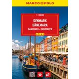 MARCO POLO Reiseatlas Dänemark 1:200.000: Straßenatlas und Autoatlas mit Europa in 1:4,5 Mio. Spiralbindung