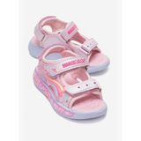 Marcokids Kız Çocuk Pembe Işıklı Spor Sandalet Patik