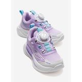 Marcokids Unisex Çocuk Beyaz Lila Günlük Spor Ayakkabı Filet