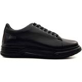 Marcomen 20032 Erkek Hakiki Deri Kalın Taban Sneaker Ayakkabı SİYAH 43