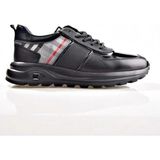 Marcomen 22043 Hafif Ithal Deri Erkek Sneaker Spor Ayakkabı - Siyah