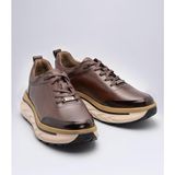 Marcomen 23459 Erkek Bağcıklı Hakiki Deri Casual Sneaker Ayakkabı - Kahve