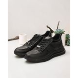 Marcomen 24176 Hakiki Deri Siyah Sneaker Günlük Ayakkabı