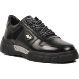 MARCOMEN Ayakmod Siyah Haki Deri Erkek Sneaker