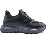 Marcomen M20308 Hakiki Deri ve Tekstil Kalın Taban Yüksek Taban Erkek Konfor Şık Spor Sneaker Ayakkabı - Siyah