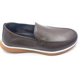 Marcomen M23035 Hakiki Deri Hafif Yumuşak ve Esnek Erkek Bağcıksız Konfor Loafer Ayakkabı - Kahverengi