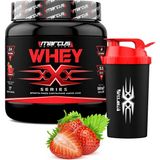 Marcus Nutrition Çilek Aromalı Whey Protein Tozu 561 g – Yüksek Protein, Helal Sertifikalı, Kas ve Güç Gelişimini Destekler