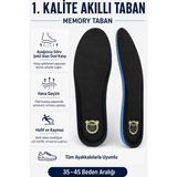 Mardel Store Memory Foam Hafızalı Darbe Emici Konforlu Ayakkabı Tabanlığı Siyah