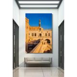 Mardin Midyat'ta Yer Alan Geleneksel Taş Mimari Dikey Kanvas Tablo 4346