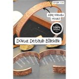 MARDİN ŞİFA EVİ Ağaç Kabuğu-Dokuz Detaylı Bakır Bileklik