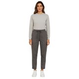 MARE BOUTIQUE Saten Cepli Lastikli Pantolon Gri M
