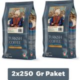 Mare Mosso Caffe ê Vendite Nitelikli Türk Kahvesi 2X250 gr (Öğütülmüş) - 500 gr