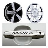 Marea Kapı Kolu Jant Sticker (10 Adet) Etiket Yapıştırma Z118