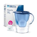 Marella Xl All-In-1 Filtreli Mavi Su Arıtma Sürahisi – 12 Filtreli