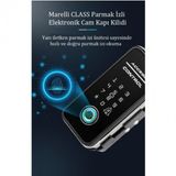 Marelli CLASS PARMAK İZLİ şifreli ve kartlı elektronik cam kapı kilidi