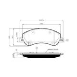 Marelli On Fren Balatası Transıt V348 06>14 A.ceker 11 /> Vw Amarok 2.0tdı 10> Fişssiz