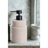 Maren Polyresin Sıvı Sabunluk – Modern Banyo Aksesuarı 300 ml (Krem)
