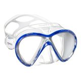 Mares X-Vu Liquidskin Sunrise Maske - Standart - Mavi