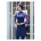 Maresiva 252107 Zelle Lacivert Tam Boy Tesettür Mayo