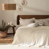 Marfa Çift Kişilik Pike 200X220 cm Natural - Natürel