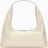 Marge Sherwood Large Hobo Omuz Çantası, Beyaz Deri ile Minimalist Günlük Şıklık