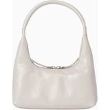 Marge Sherwood Mini Hobo Omuz Çantası, Açık Pastel Gri Deri ile Zarif Günlük Şıklık - Açık Gri