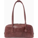 Marge Sherwood Soft Baguette Deri, Omuz Çantası Şık ve Minimalist Lüks Tasarım - Bordo