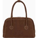 Marge Sherwood Soft Tote Çanta Hush Nubuck Deri Kahverengi, Lüks ve Zarif Tasarım