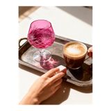 Margerie Crystal Goods Margerie Ara Bohemia Kristal El Kesimi Kadeh 250cc | Kahve Yanı & Su Kadehi