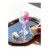 Margerie Crystal Goods Margerie Bohemia Hybrid Kristal El Kesimi Kadeh 150cc | Kahve Yanı Su & Şerbet Bardağı