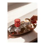 Margerie Crystal Goods Margerie Gloria Bohemia Kristal El Kesimi Kahve Yanı Su Bardağı 135cc
