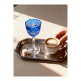 Margerie Crystal Goods Margerie Vintage El Kesimi Kristal Kadeh 165cc | Kahve Yanı Su & Şerbet Kadehi