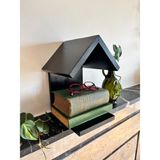Marghe Ahşap Kitaplık – Pinterest Design, Hazır Monte, Görünmez Vida - Siyah