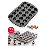 Maridet Muffin Kalıbı 24'lü Mini Tart Fırın Kapsülü Kek Browni Kekstra Kurabiye Kalıbı