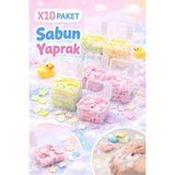 Maridet Tek Kullanımlık Öğrenci Çocuk Pratik El Yıkama Sabunu Eriyen Mini Kağıt Sabun Parfümlü | 10 Kutu