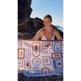 Marielouhome Plaj Havlusu Safari Desenli (Özel Çantalı) 70x150 cm