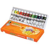Maries 12 Li Renkli Sulu Boya Water Color 9 ml 1306B Pratik Kullanım İçin