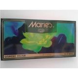 Maries Guaj Boya 7312b 12 Renk 12 ml Mat Özellikli Yüksek Kaliteli Resim Boyası