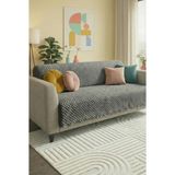 Mariesse Home %100 Bambu Antrasit Yumuşak Tüylü Koltuk Örtüsü Çok Amaçlı Süngerli Koltuk Örtüsü ( 170X210) - 170 x 210 cm