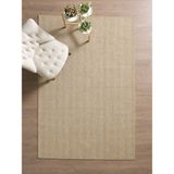 Mariesse Home Naturel Bej Renk Antibakteriyel Sisal Jüt Halı Modern Dikdörtgen Tasarım - 80 x 200 cm