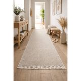 Mariesse Home Naturel Bukleli Yumuşak Dokulu Iskandinav Yolluk Modern Halı Oturma Odası Mutfak Halısı Koridor